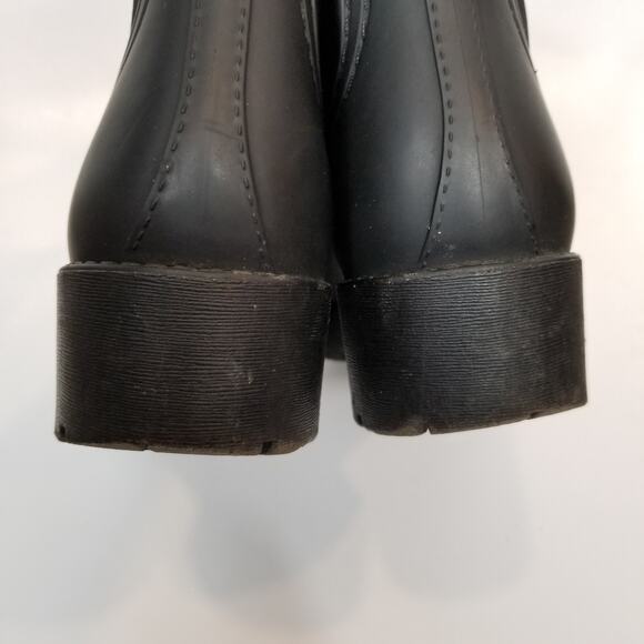 Jeffrey Campbell Women's Cloudy Rain Booties Chelsea Lug Sole Matte Black Size 9 - Picture 7 of 9